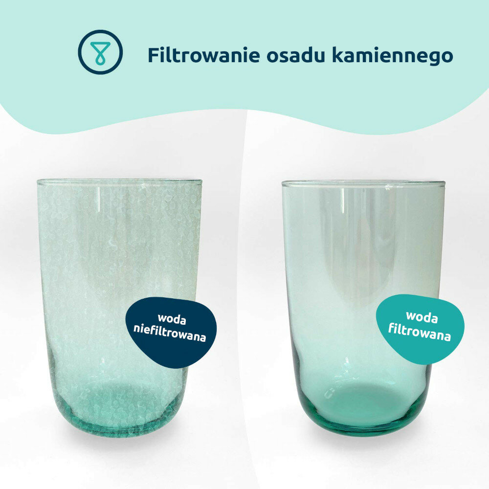 Filtr TAPP 2 Twist-eL nie zmienia twardości wody mikrokryształów