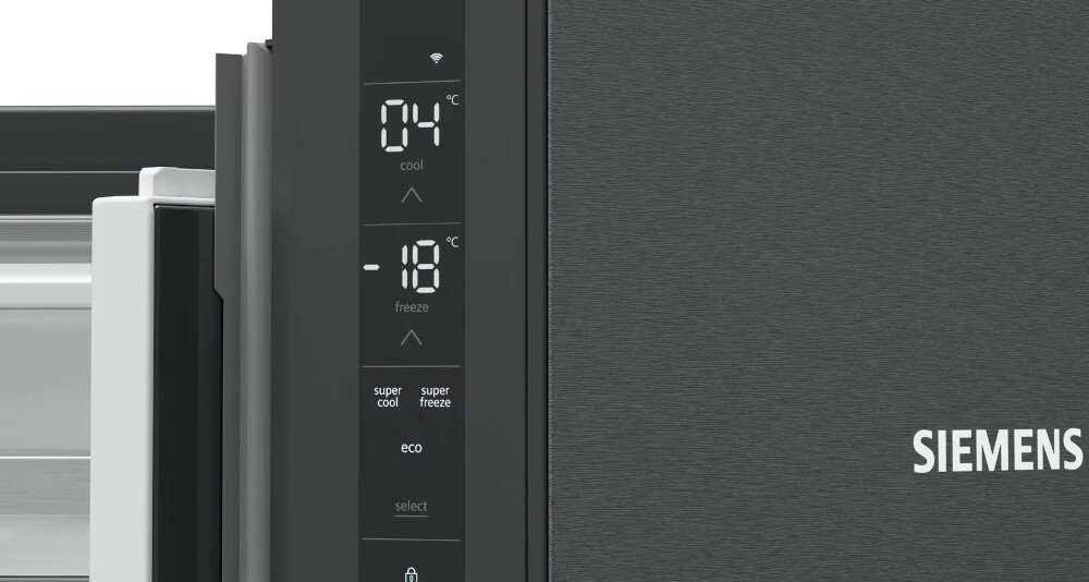 SIEMENS-KF96NAXEA lodówka design urządzenia jakość wygląd szczegóły elegancja kolorystyka wnętrze