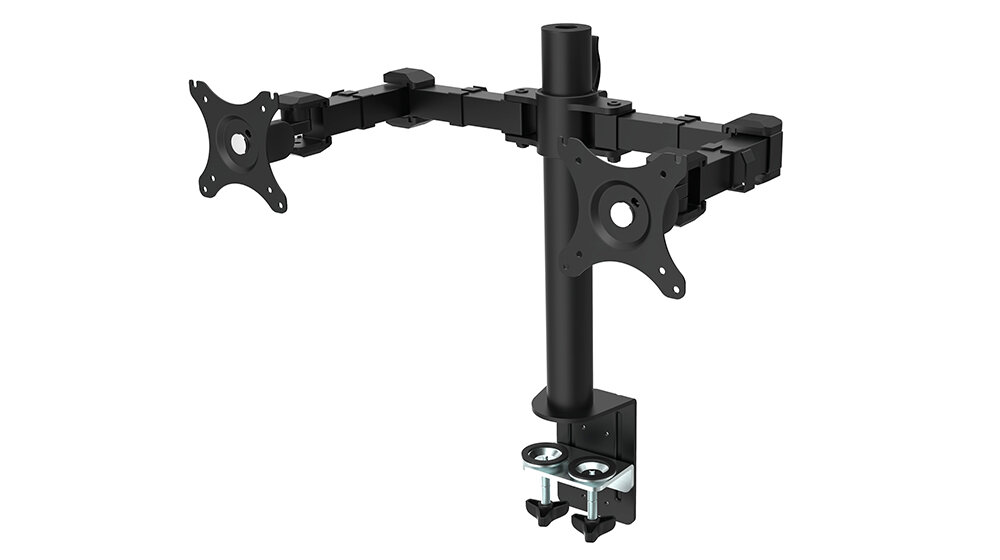 Uchwyt do monitora ERGOSOLID NF12 10-30 cali Czarny - dopasowany do monitora