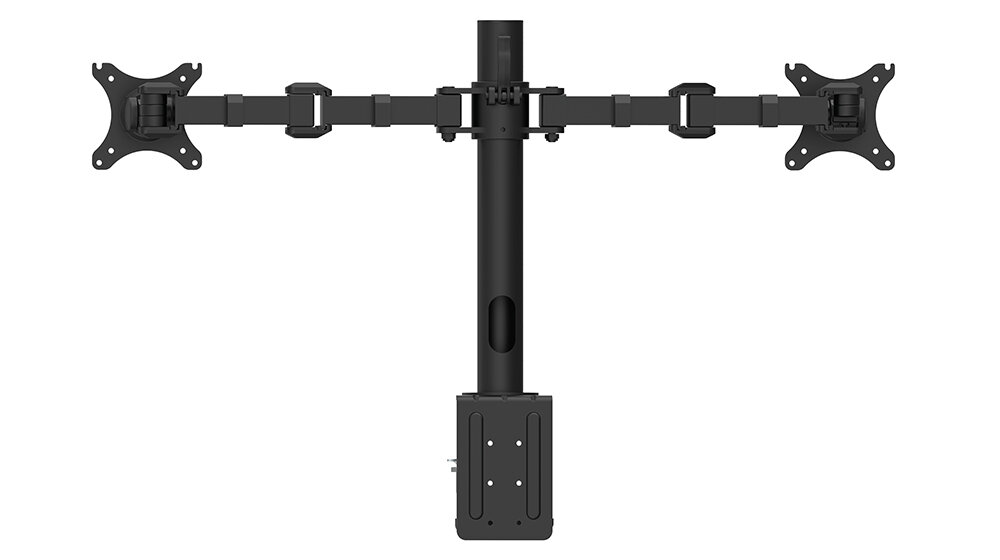 Uchwyt do monitora ERGOSOLID NF12 10-30 cali Czarny - System zarządzania kablami 3070