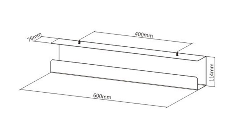 Maskownica kabli FIBER NOVELTY Ergo Mask 1W Prosty montaż