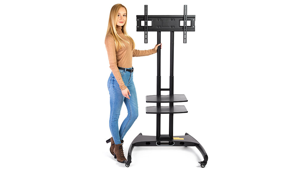 Stojak podłogowy ERGOSOLID AVA1500B do TV 32-70 cali Czarny - kompuer acer nowej generacji 