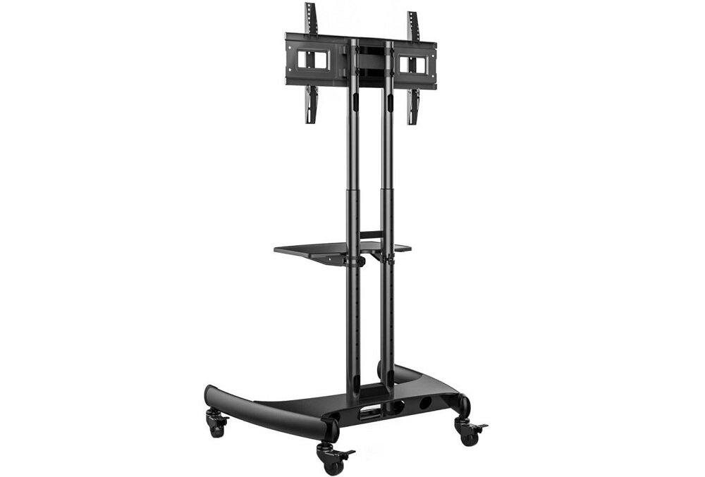 Stojak podłogowy ERGOSOLID AVA1500B do TV 32-70 cali Czarny - jakos wykonania 