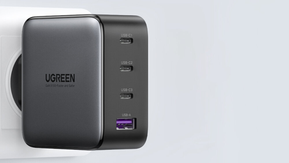 Ładowarka sieciowa UGREEN CD226 100W Czarny wszechstronność ładowanie