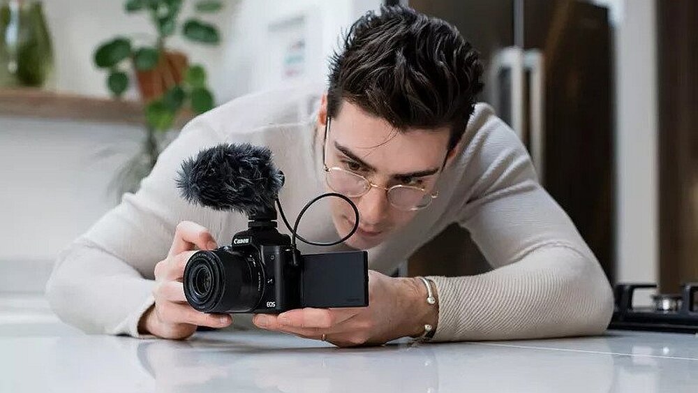 Aparat CANON EOS M50 Mark II AF  zdjęcia matryca obiektyw 