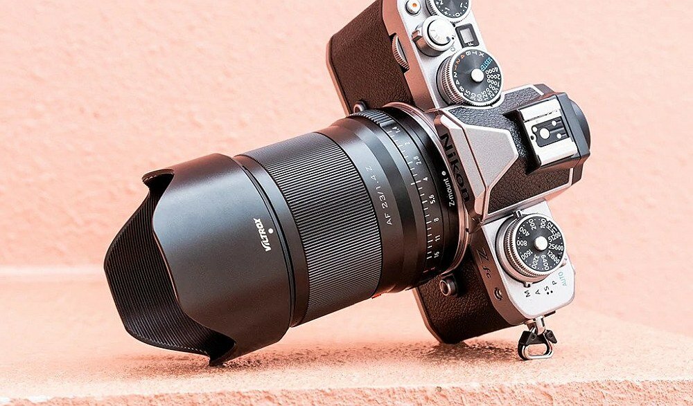 Obiektyw VILTROX AF 23mm f-1.4 Nikon Z autofocus montaż ogniskowa przysłona zakres ostrość szkło soczewki zdjęcia aparat