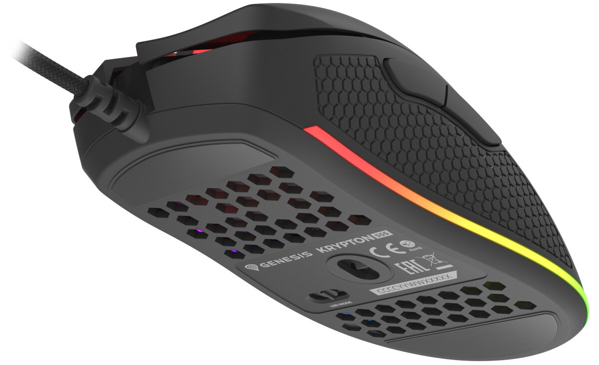 Mysz GENESIS Krypton 555 Czarny wbudowana pamiec