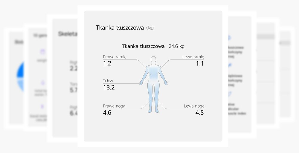 Waga HUAWEI Scale 3 Pro zdrowie jedzenie ważenie się tłuszcz czujniki dieta pomiar konta łączność aplikacja opis cechy dane specyfikacja skład ciała elektrody