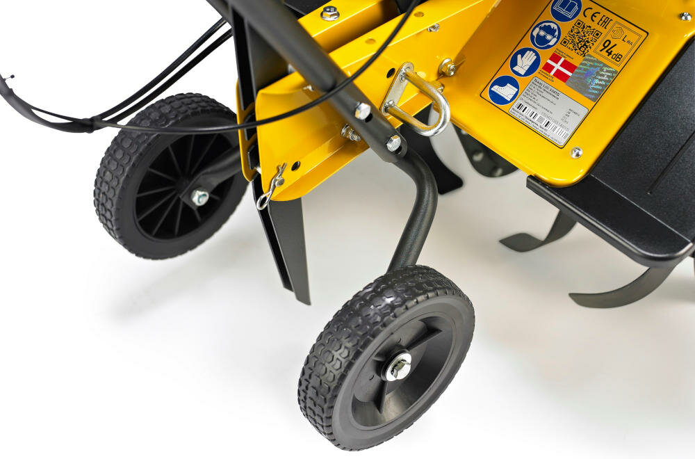 TEXAS kółka transportowe bieg przód tył komfort praca wytrzymałość metalowa obudowa przekładnia łańcuchowa wygodne manewrowanie