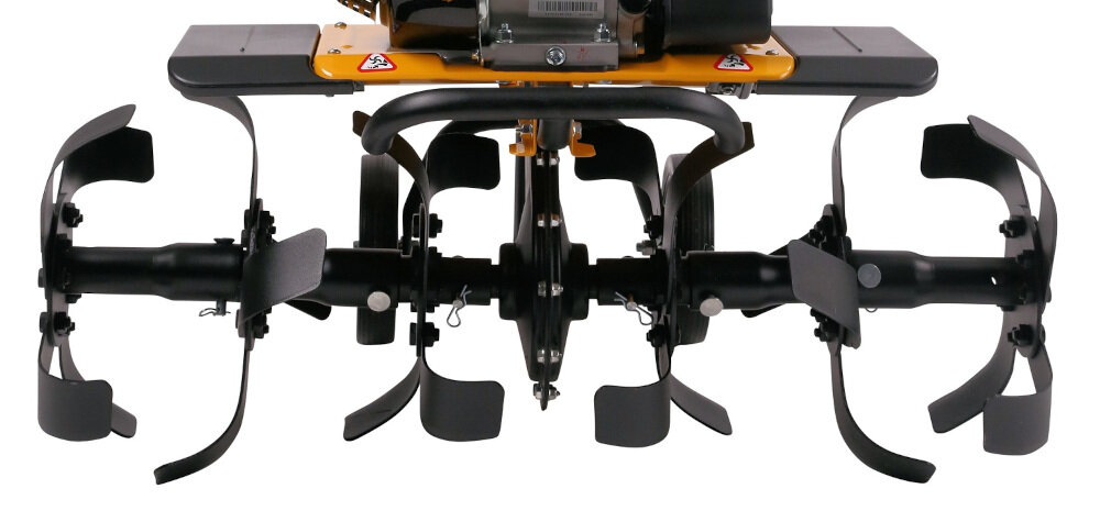 Glebogryzarka spalinowa TEXAS TX 612TG 6 par nozy szeroki wal napedowy regulacja szerokosci roboczej 36-55-86 cm glebokosc do 33 cm
