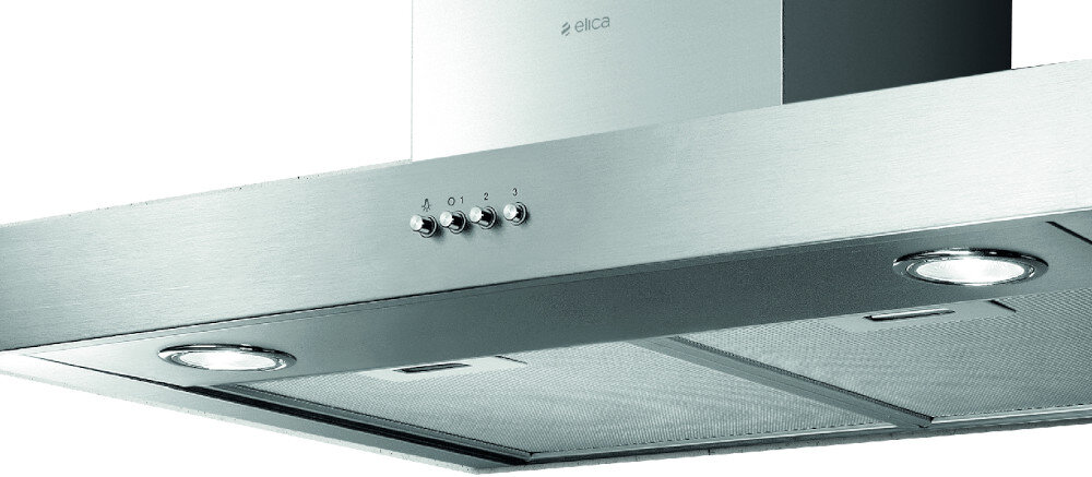 Okap ELICA Pro Island IX/A/43 Inox oświetlenie LED jasność