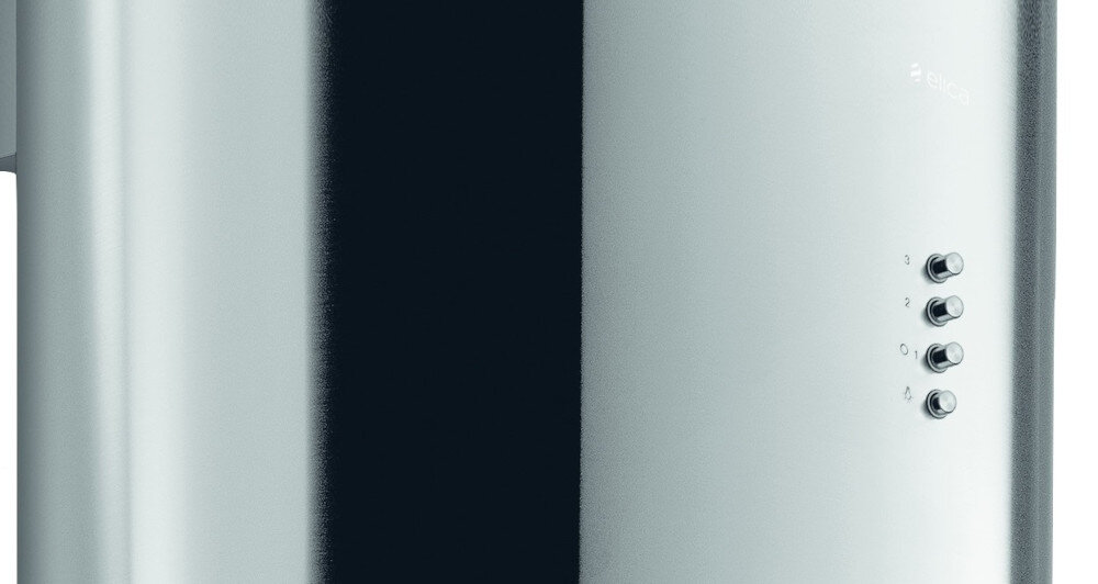 OKAP ELICA Tube Pro IX/A/43 Srebrny wygodne sterowanie panel sensorowe