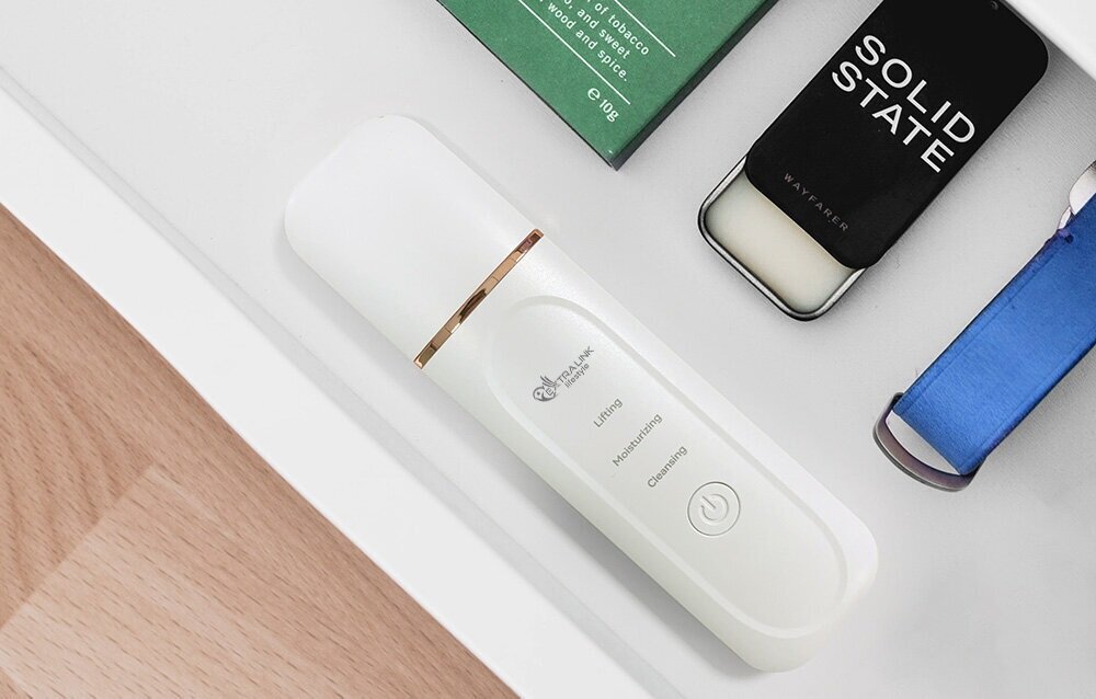 Urządzenie do peelingu kawitacyjnego EXTRALINK Ultrasonic Skin Cleaner 3w1 28 kHz codzienna pielegnacja, skóra wrazliwa i skłonna do podrażnień