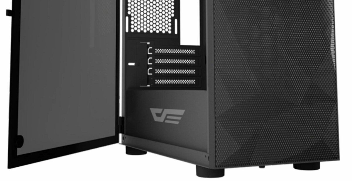Obudowa DARKFLASH DLM21 Mesh design wykonanie gaming chłodzenie jakość wytrzymałość wymiary złącza filtry zestaw