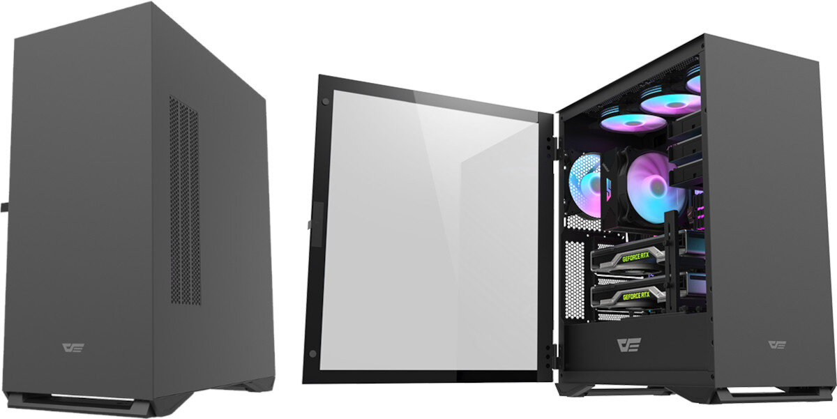 Obudowa DARKFLASH DLX22 Neo jakość wytrzymałość panel boczny