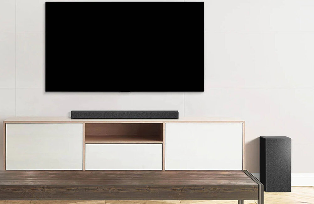 SOUNDBAR LG SP7 cyfrowe przetwarzanie meridan nieczystość