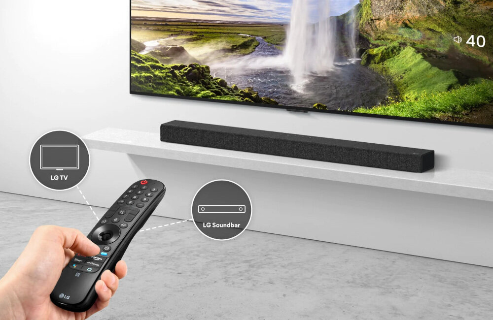 SOUNDBAR LG SP7 łączność bezprzewodowa