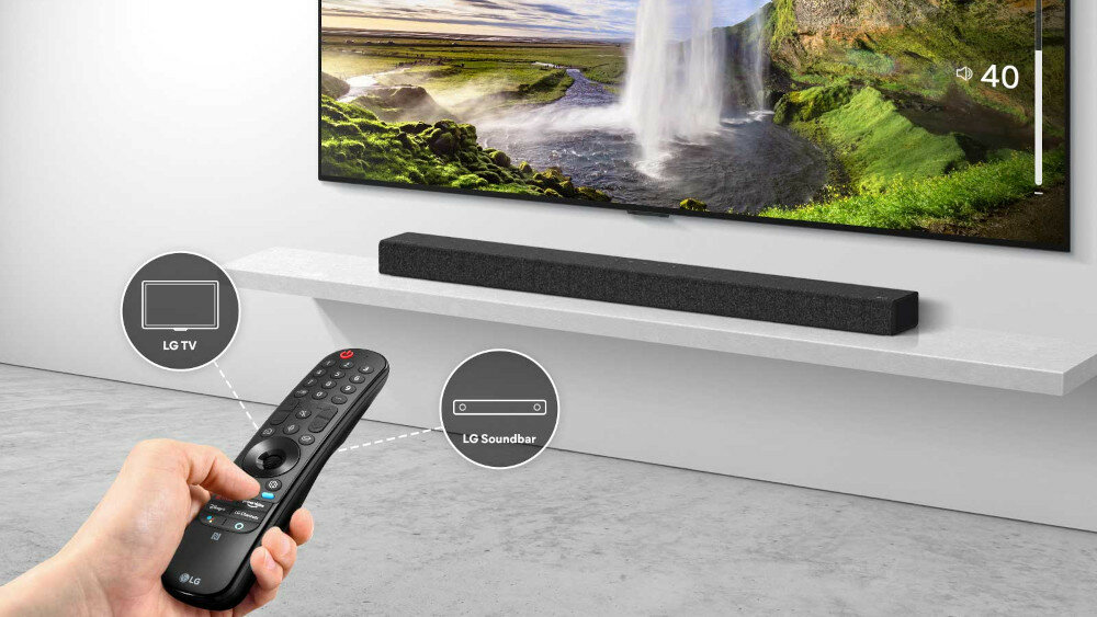 Soundbar LG SPD7Y - pilot
