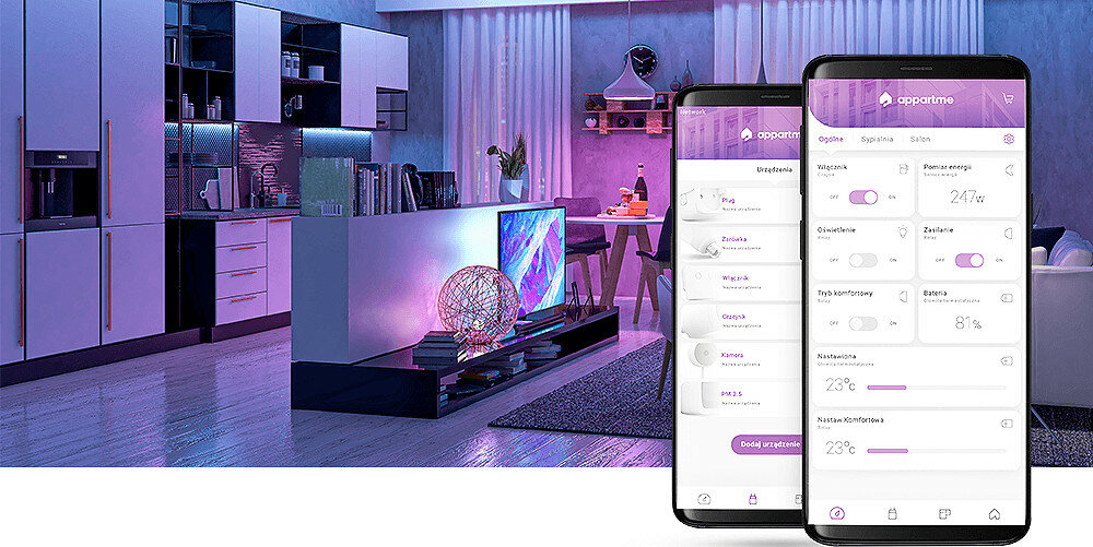 WCzujnik temperatury i wilgotności APPARTME APRM-02-004 - Aplikacja Appartme 