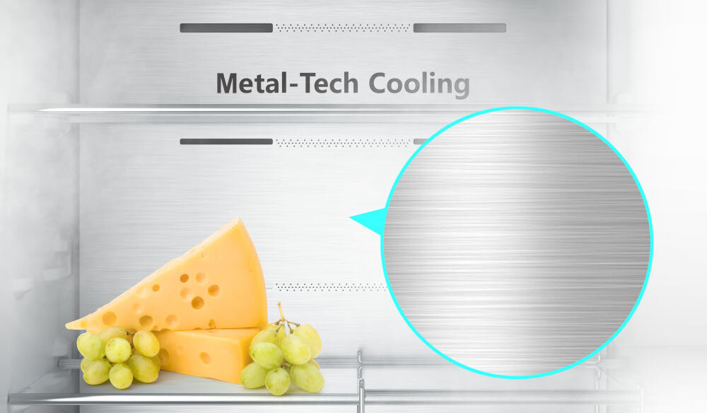 HISENSE RT641N4AFE Nofrost Czarna Metal Cooling