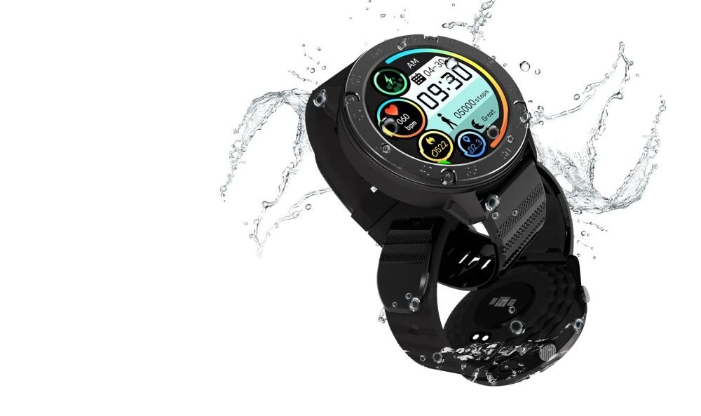 Smartwatch BLACKVIEW X5 ekran bateria czujniki zdrowie sport pasek ładowanie pojemność rozdzielczość łączność sterowanie krew puls rozmowy smartfon aplikacja