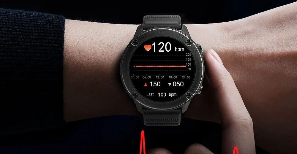 Smartwatch BLACKVIEW X5 ekran bateria czujniki zdrowie sport pasek ładowanie pojemność rozdzielczość łączność sterowanie krew puls rozmowy smartfon aplikacja