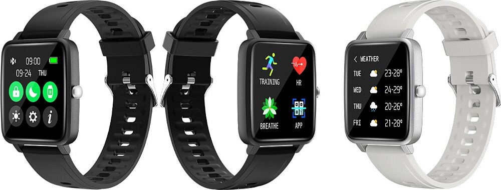 Smartwatch DOOGEE CS1 ekran bateria czujniki zdrowie sport pasek ładowanie pojemność rozdzielczość łączność sterowanie krew puls rozmowy smartfon aplikacja