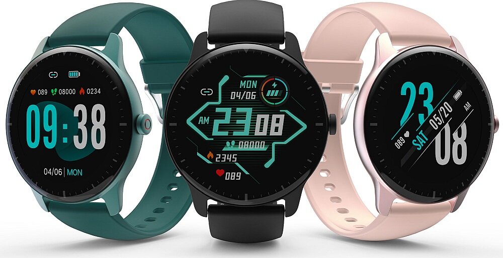 Smartwatch DOOGEE CR1 ekran bateria czujniki zdrowie sport pasek ładowanie pojemność rozdzielczość łączność sterowanie krew puls rozmowy smartfon aplikacja