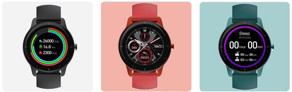 Smartwatch DOOGEE CR1 ekran bateria czujniki zdrowie sport pasek ładowanie pojemność rozdzielczość łączność sterowanie krew puls rozmowy smartfon aplikacja