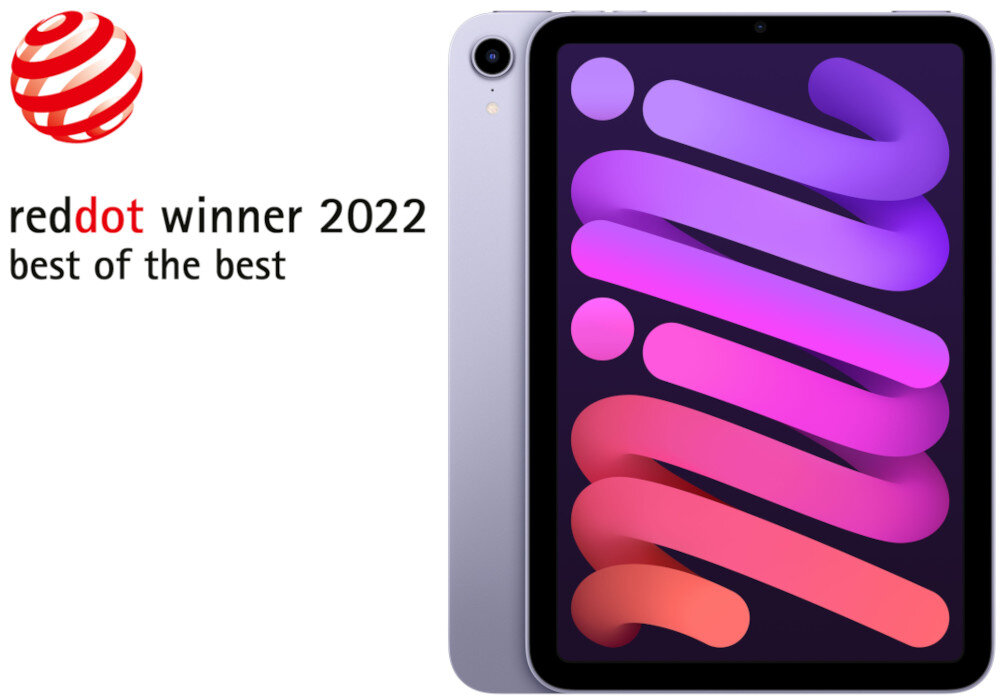 Tablet APPLE iPad mini nagroda reddot