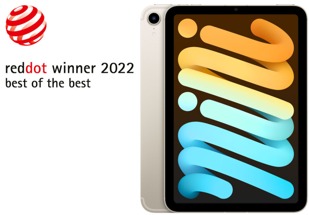 Tablet APPLE iPad mini nagroda reddot