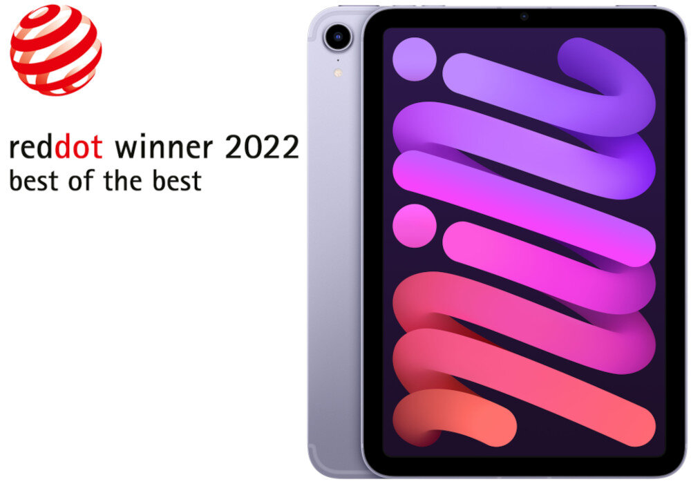 Tablet APPLE iPad mini nagroda reddot