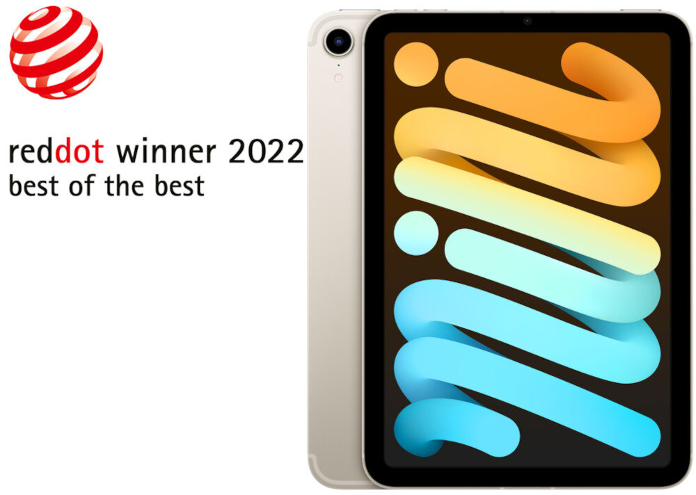 Tablet APPLE iPad mini nagroda reddot