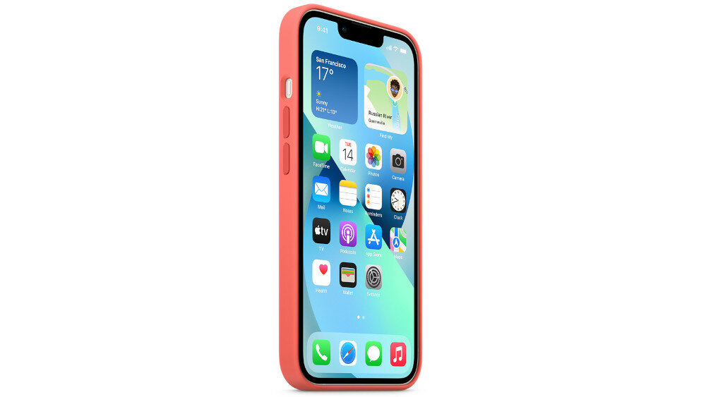 ETUI DO IPHONE 13 SILICONE CASE WITH MAGSAFE - technologia TRILUMINOS