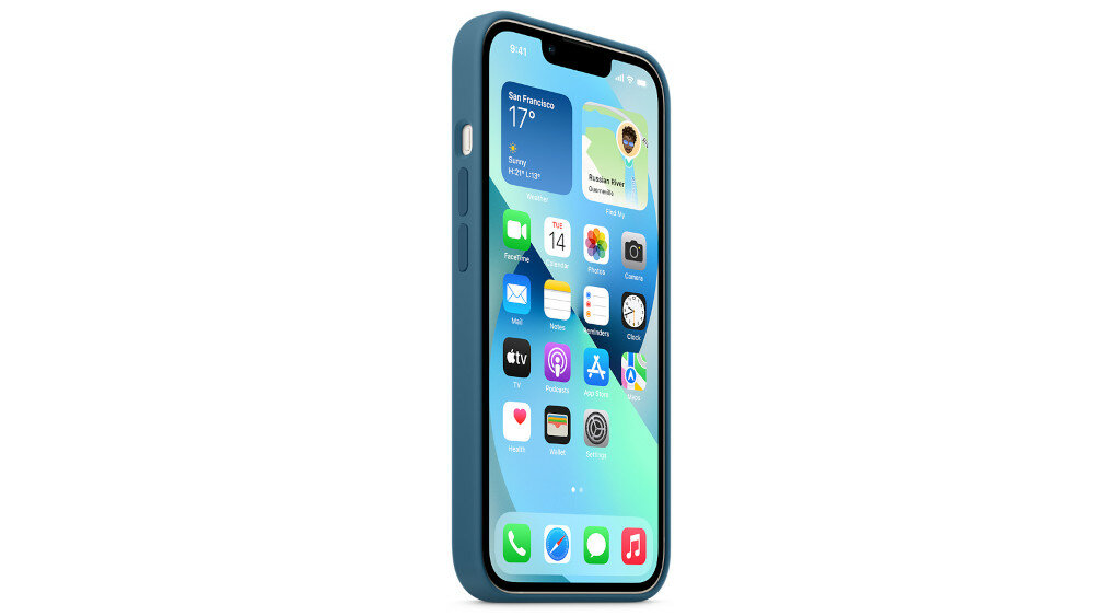 ETUI DO IPHONE 13 SILICONE CASE WITH MAGSAFE - technologia TRILUMINOS