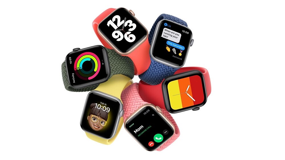 Smartwatch Apple Watch SE paski opaski klamry wymiana zakładanie 