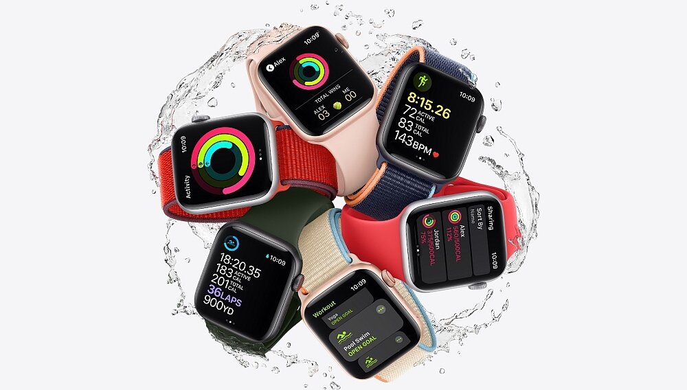Smartwatch Apple Watch SE wodoodporność wodoszczelność pływanie basen koperta obudowa szczelna 