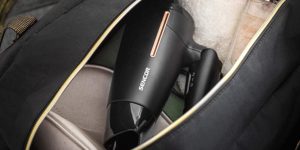 Suszarka SENCOR SHD 0045BK wymiary żywotność wysoka jakość wykonanie bezszczotkowy silnik moc 1600 W