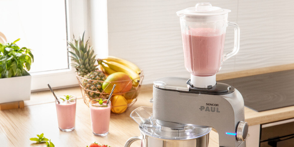 Robot kuchenny planetarny SENCOR STM 7900 1500W z blenderem kielichowym mikser pojemność rozmiar M