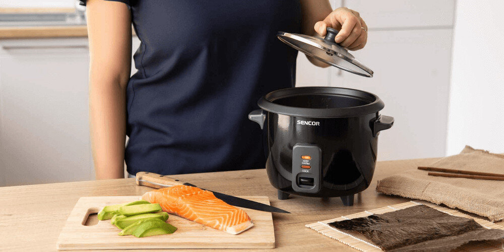 Ryżowar SENCOR SRM 0601BK Funkcja Keep Warm potrawa przygotowanie czas