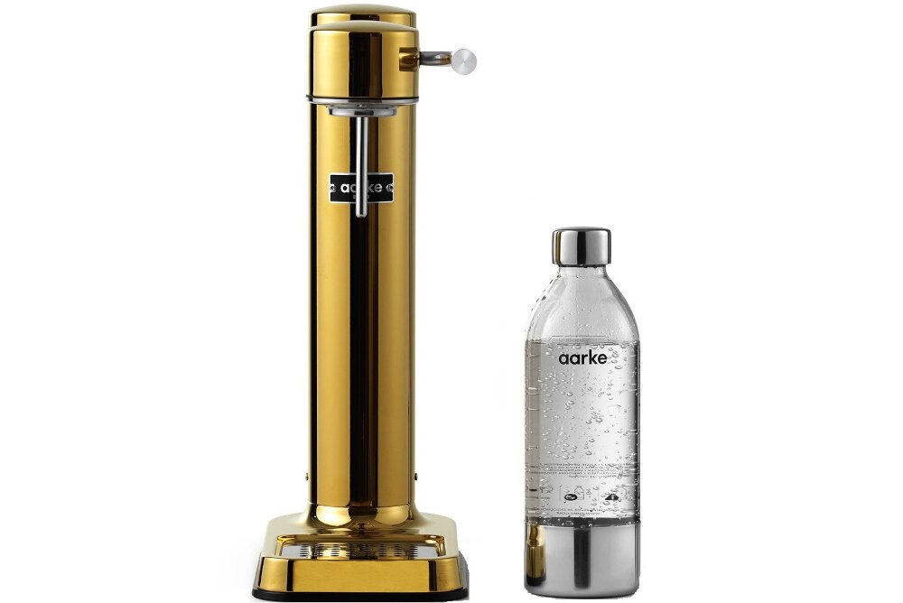 Saturator AARKE Carbonator 3 AAC3 zloty  nowy projekt butelki recykling