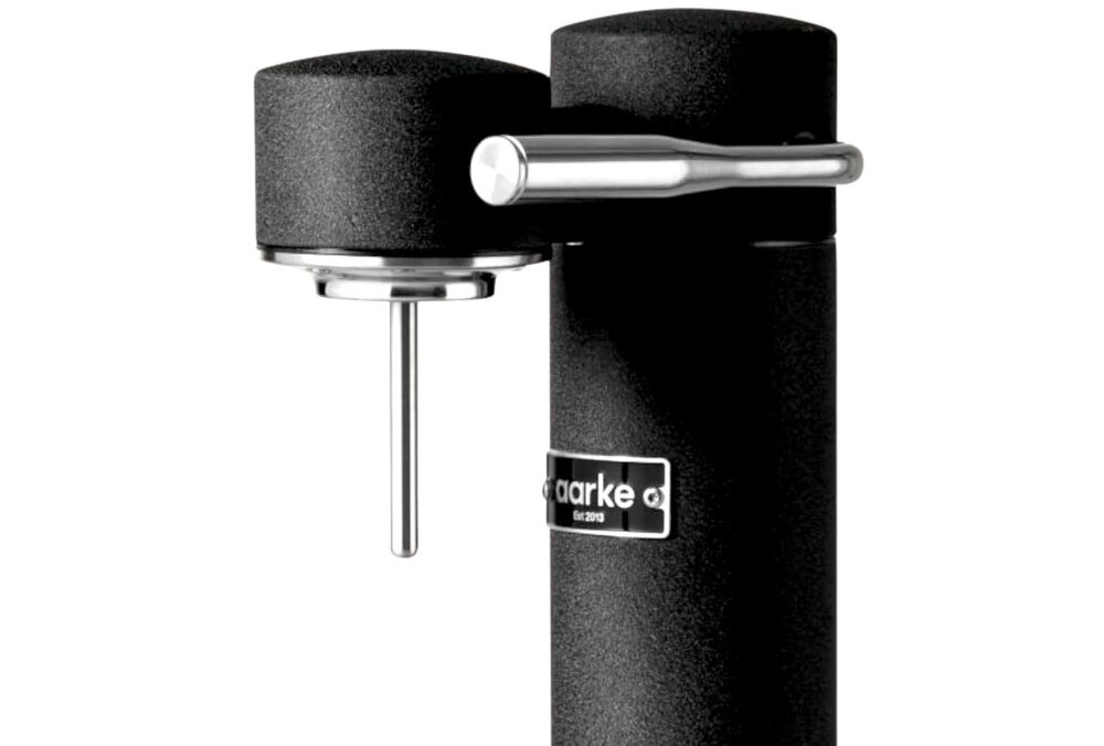 Saturator AARKE Carbonator 3 AAC3 Czarny regulowany przez amortyzator obrotowy precyzyjna dysza ze stali nierdzewnej