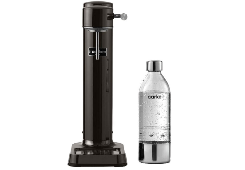 Saturator AARKE Carbonator 3 AAC3 Czarny Chrom nowy projekt butelki recykling