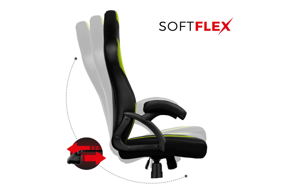 FOTEL HUZARO FORCE 3.1 bujanie się softlex mechanizm