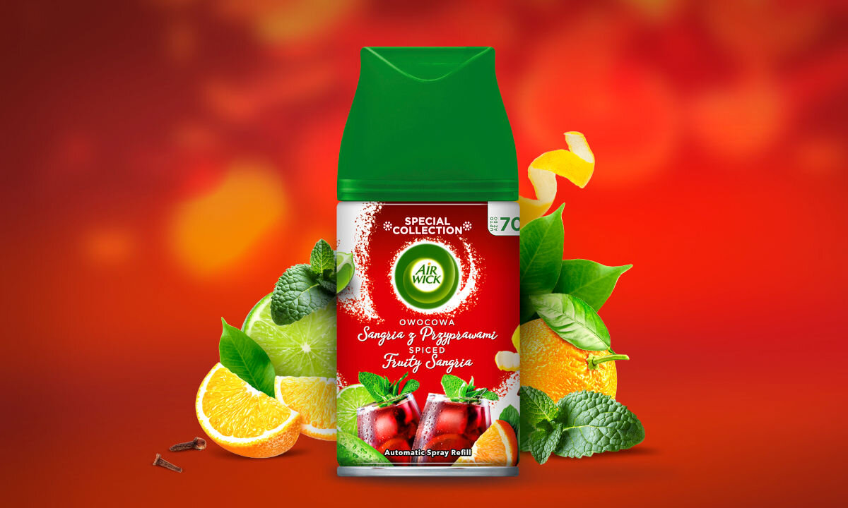 Wkład do odświeżacza powietrza AIR WICK Freshmatic Owocowa Sangria z przyprawami wygląd