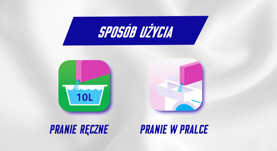 Proszek do prania firanek VANISH 0.4 kg sposób użycia