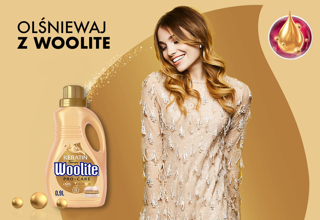 Płyn do prania WOOLITE Keratin Therapy ochrona tkanin