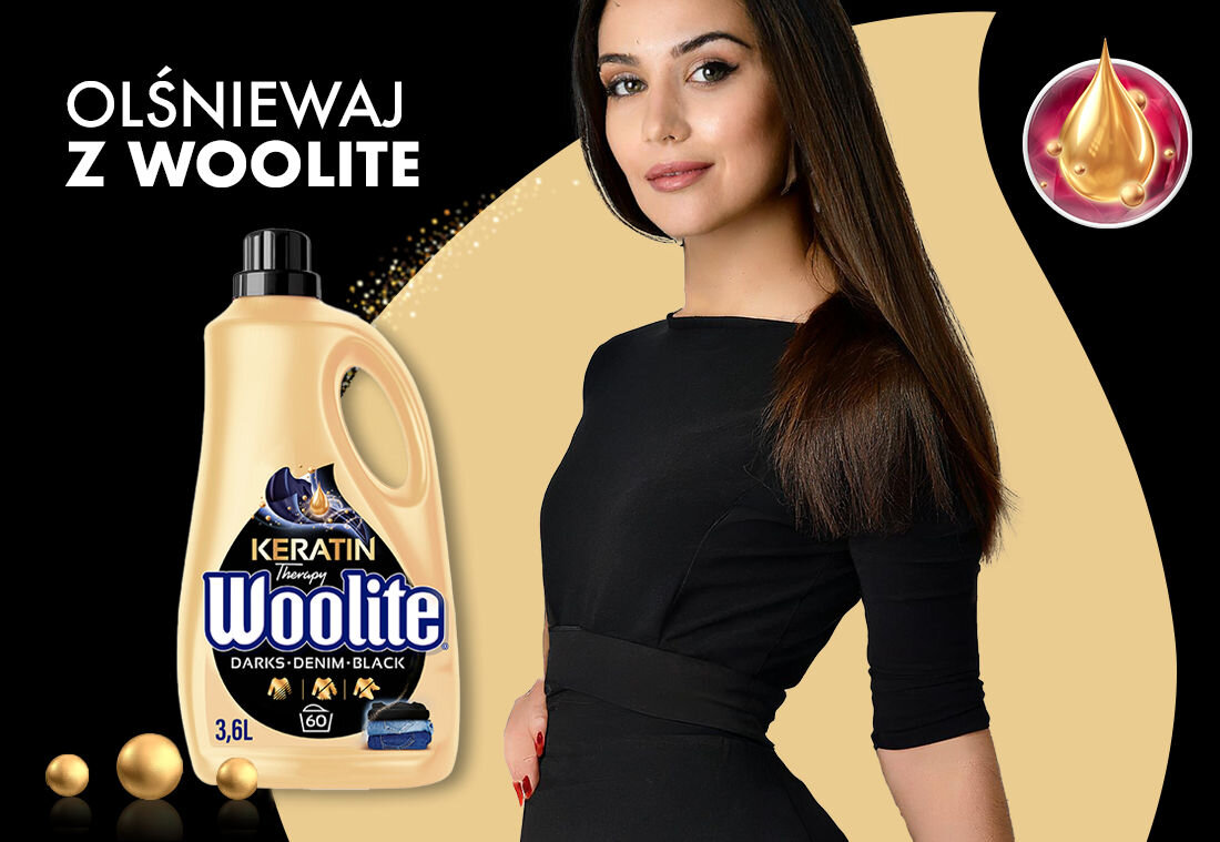 Płyn do prania WOOLITE Keratin Therapy ochrona koloru tkanin