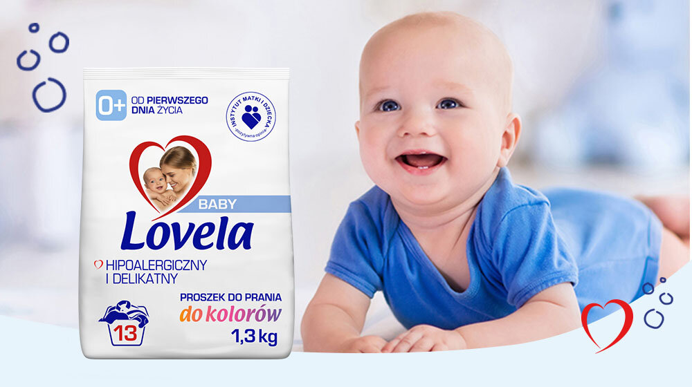 Proszek do prania LOVELA Baby Color 1,3 kg niemowlę