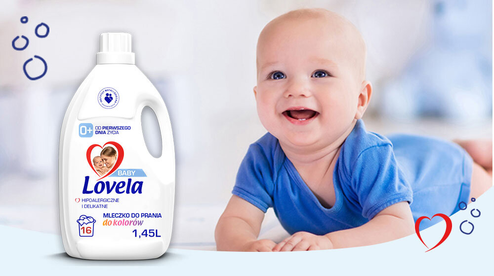 Płyn do prania LOVELA Baby Kolor 1450 ml niemowlę